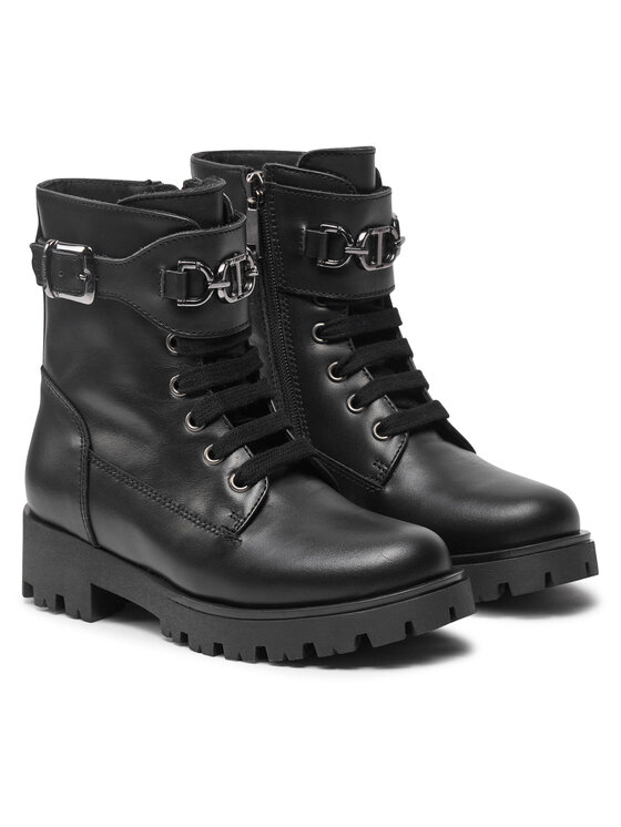 TWINSET TWINSET Туристически oбувки Anfibio 242GCJ M Черен