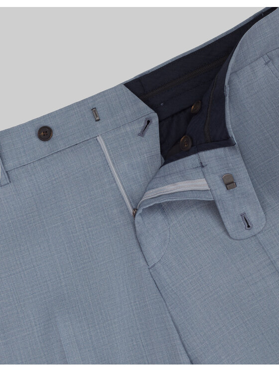 Borgio Borgio Spodnie garniturowe olmedo Niebieski Slim Fit