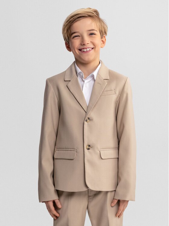 minoti minoti Marynarka 29FORMAL250 Szary Regular Fit