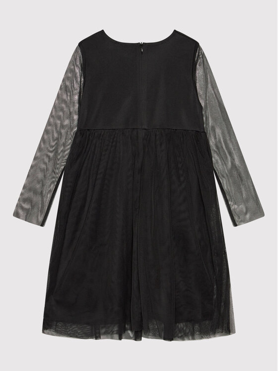 United Colors Of Benetton United Colors Of Benetton Rochie elegantă 41T95VGM0 Negru Regular Fit