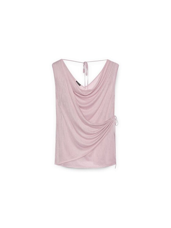Fiorella Rubino Fiorella Rubino Top D129L000134N006 Różowy Regular Fit
