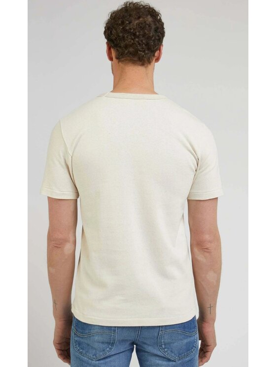 Lee Lee T-Shirt 101 Core Tee Biały Regular Fit
