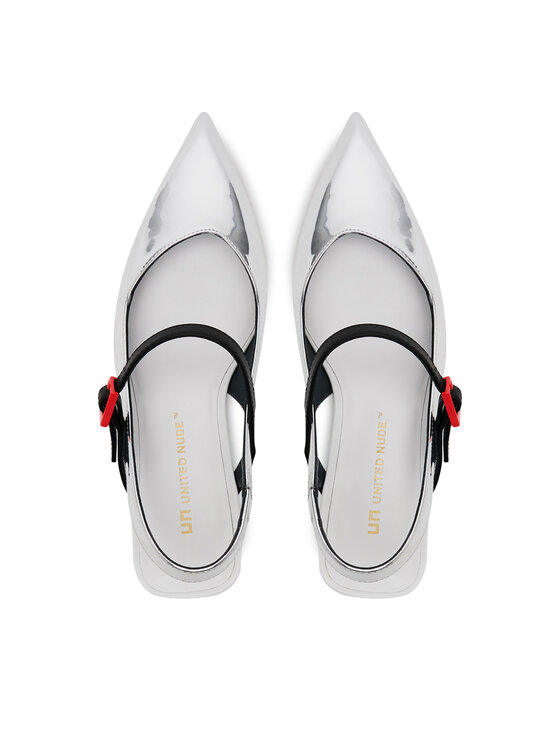United Nude United Nude Sandali Raila Jane 1091676613 Srebrna