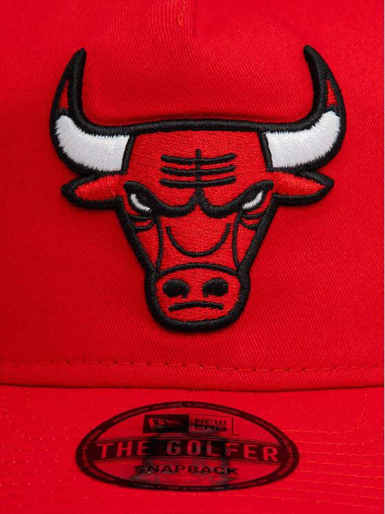 New Era New Era Kšiltovka Chicago Bulls Washed Precurved Golfer 60595274 Červená
