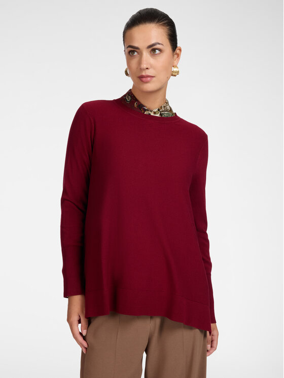 Elena Mirò Elena Mirò Maglione M026Z000786N036 Bordeaux Over Fit