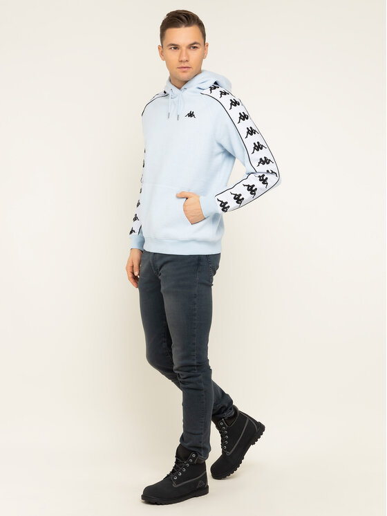 Kappa Felpa 306021 Blu Regular Fit