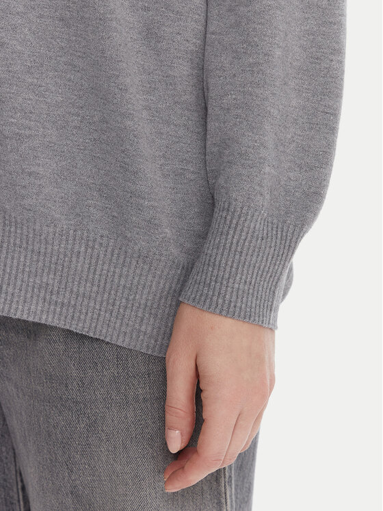 Kontatto Kontatto Sweter 3M0815C Szary Relaxed Fit