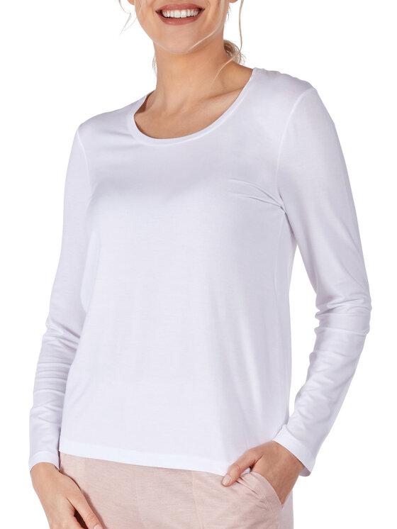 Huber Huber T-Shirt 018855 Biały Regular Fit