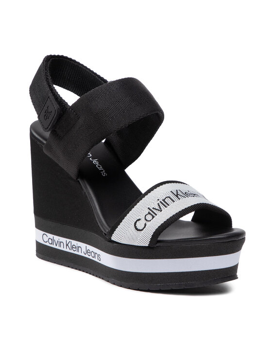 Calvin Klein Jeans Calvin Klein Jeans Sandales Wedge Sandal YW0YW00669 Daudzkrāsains