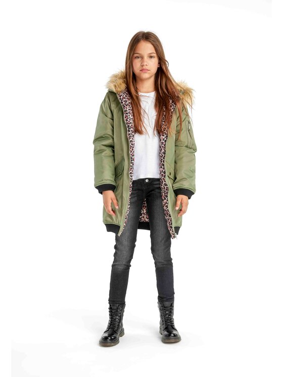 MINOTI MINOTI Parka break 10 Zielony Regular Fit