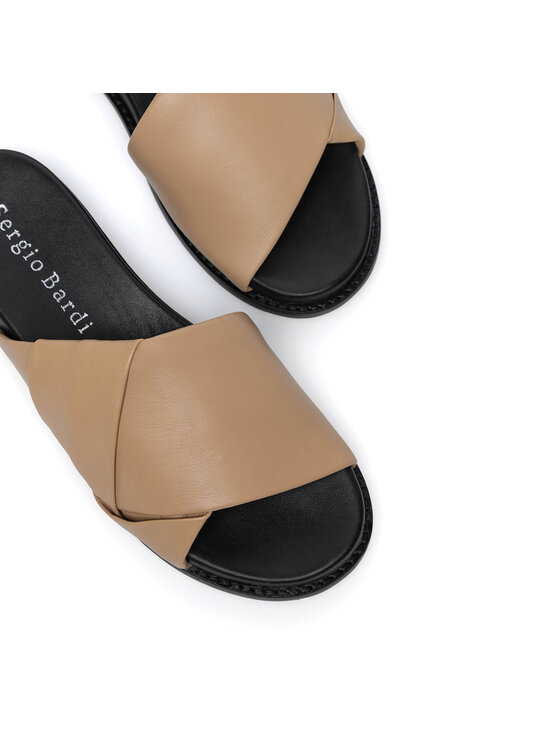 Sergio Bardi Sergio Bardi Pantoletten WI29-CHV-24L-192-SB Beige