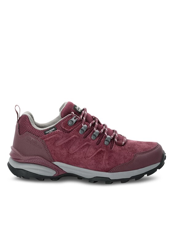 jack wolfskin chaussures de trekking refugio texapore low w 4050821 rose