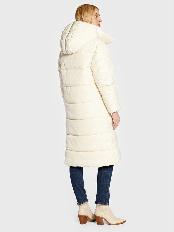 Trussardi Trussardi Geacă de iarnă 56S00792 Écru Relaxed Fit
