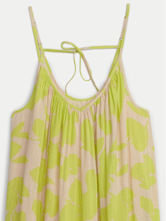 Gap Gap Letné šaty 670217-03 Zelená Loose Fit