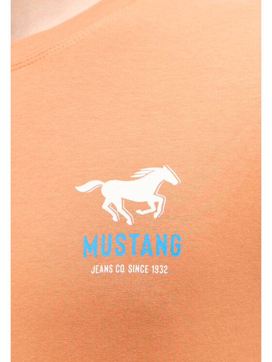 Mustang Mustang T-shirt AUSTIN Arancione Regular Fit