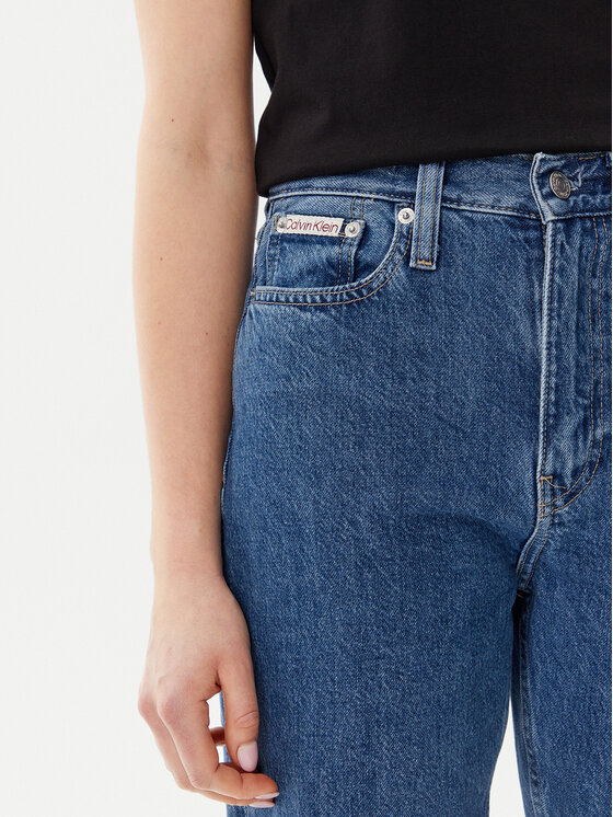 Calvin Klein Jeans Calvin Klein Jeans Traperice J20J225126 Plava Straight Fit