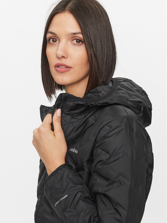 Columbia Columbia Μπουφάν πουπουλένιο Delta Ridge™ Down Hooded Jacket Μαύρο Regular Fit