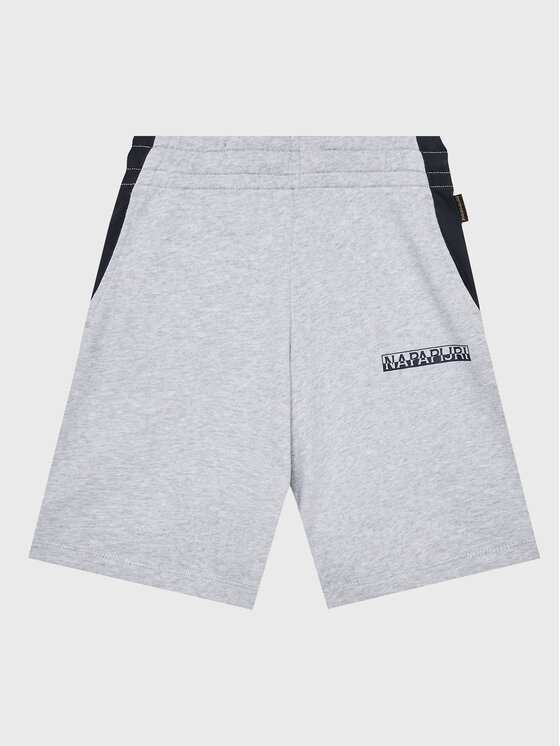 Napapijri Napapijri Auduma šorti Pinta NP0A4GX8 M Pelēks Regular Fit