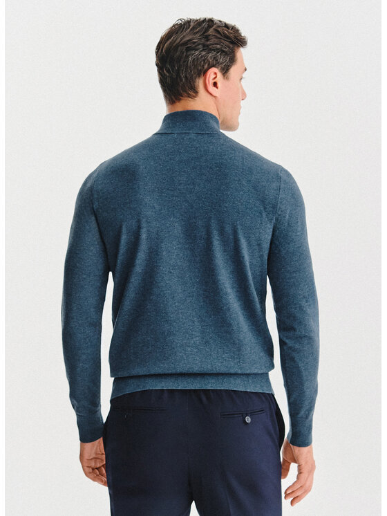Pako Lorente Pako Lorente Sweter P25WF-2X-021 Granatowy Classic Fit