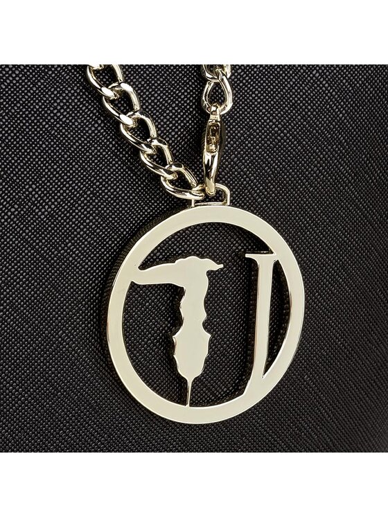 Trussardi Trussardi Jeans Handtasche Levnto Shopping Bag 75B003 Schwarz