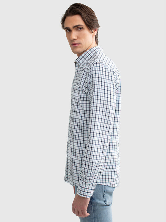 BIG STAR BIG STAR Koszula MESINONI_401_140 Niebieski Basic Fit
