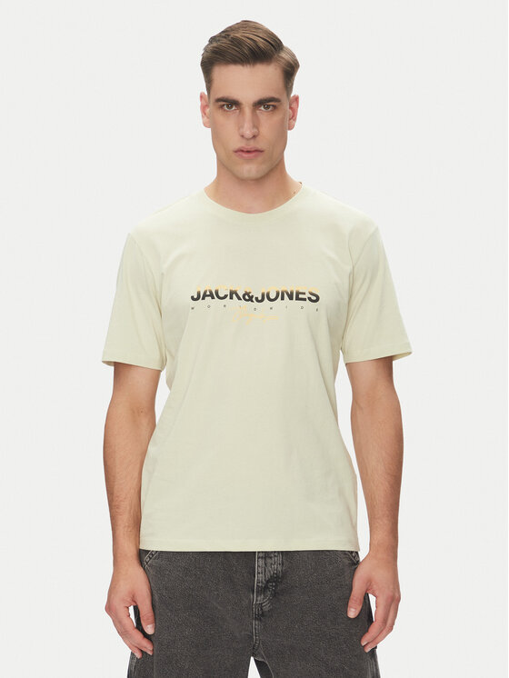 Jack & Jones Jack & Jones T-Shirt Canggu 12281809 Zielony Regular Fit