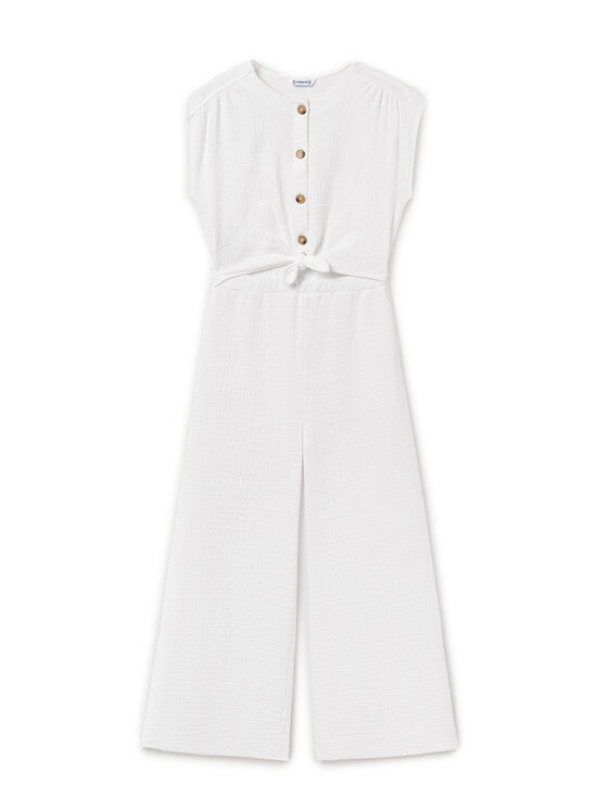 Mayoral Mayoral Jumpsuit 6865 Écru Regular Fit