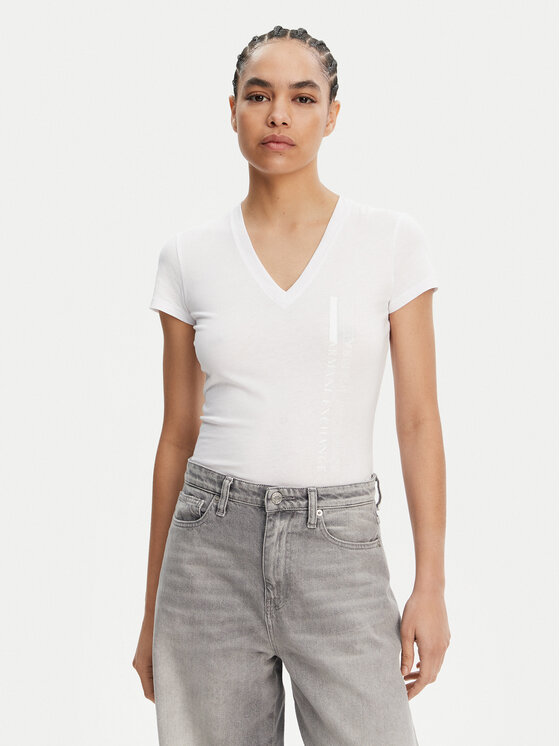 Armani Exchange Armani Exchange Póló XW000529 AF10356 U0002 Fehér Slim Fit