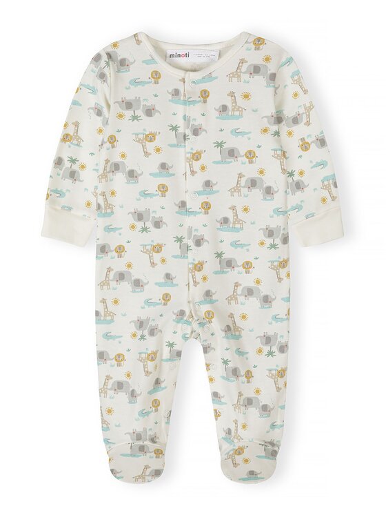 minoti minoti Komplet pajacy NOSBABYPACK1 Écru Regular Fit