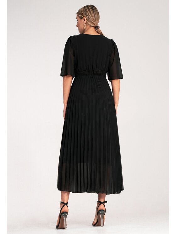 FIGL FIGL Sukienka koktajlowa M1124 Czarny Feminine Fit