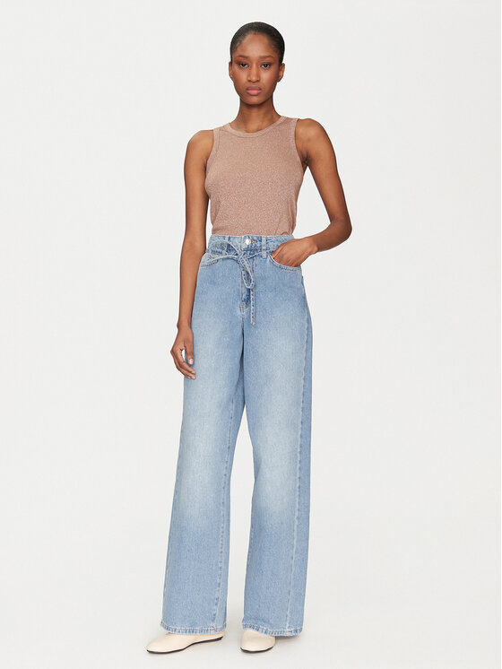Marella Marella Дънки Fiuggi 2515181181 Син Wide Leg