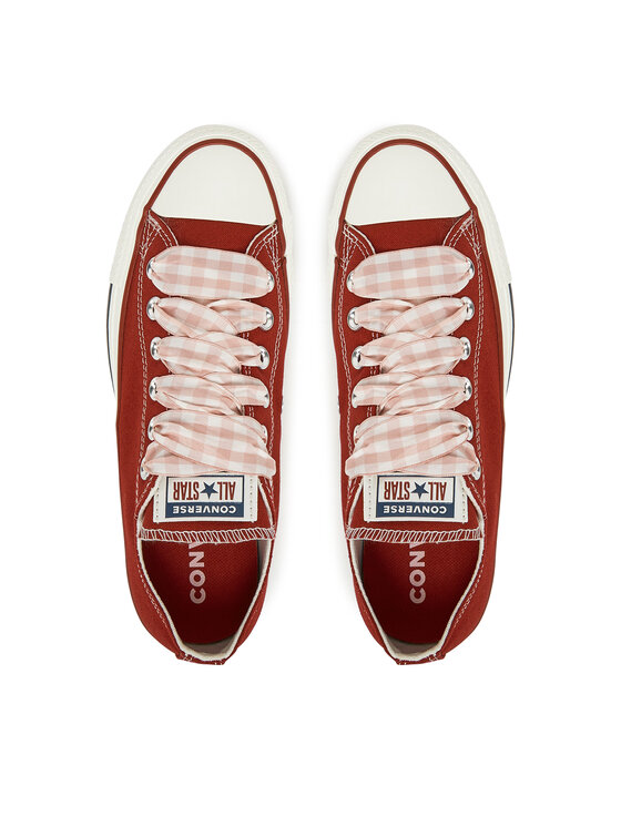 Converse Converse Trampki Chuck Taylor All Star Gingham A13662C Czerwony