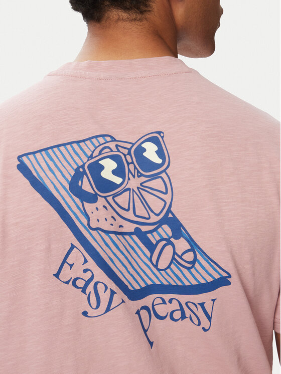 Napapijri Napapijri T-särk S-Elior NP0A4HZY Heleроosa Relaxed Fit