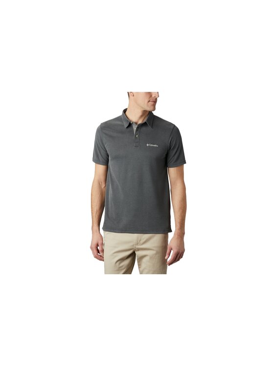 Columbia Columbia Polo Columbia Nelson Point Polo Szary Regular Fit
