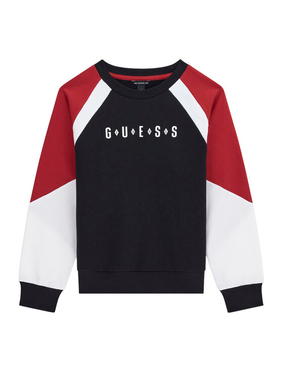 Guess Guess Μπλούζα L6BQ02 K5917 Μαύρο Oversize