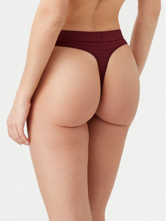 Tommy Hilfiger Tommy Hilfiger Kalhotky string UW0UW05589 Červená