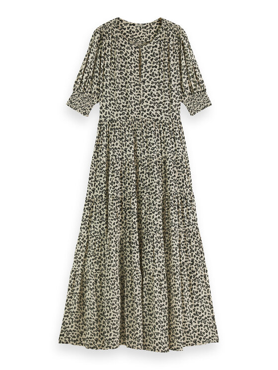 Scotch & Soda Scotch & Soda Vsakodnevna obleka 168531 Écru Regular Fit
