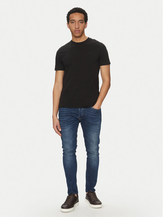 Liu Jo Liu Jo T-krekls QA5145 J4819 Melns Regular Fit