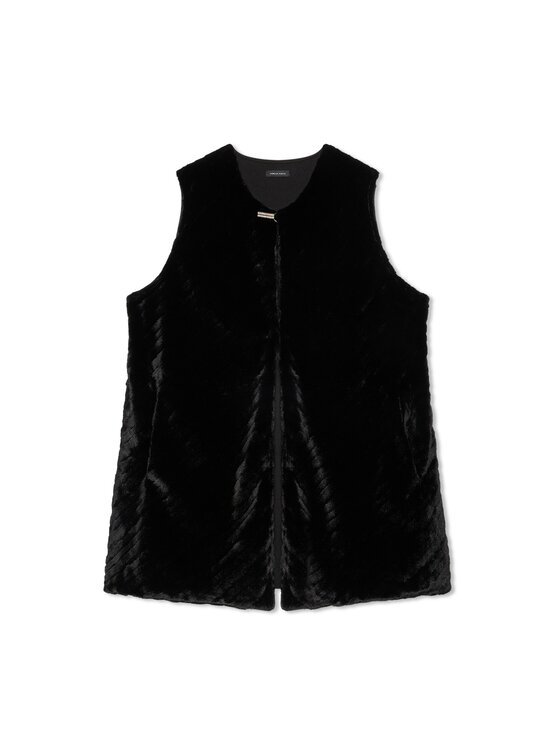 Fiorella Rubino Fiorella Rubino Płaszcz zimowy S061E003978N033 Czarny Regular Fit