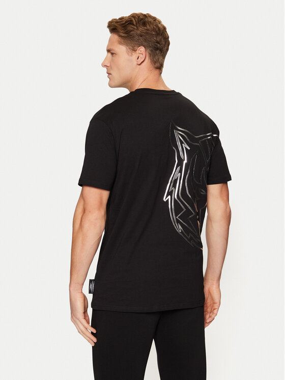 Plein Sport Plein Sport T-krekls AADC MTK7913 STE003N Melns Regular Fit