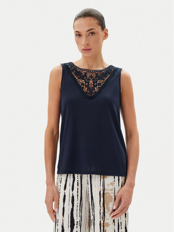 JDY Top Dodo 15296246 Tmavomodrá Regular Fit
