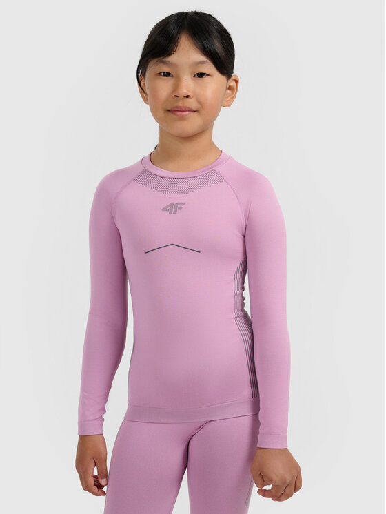 4F 4F Komplet bielizny termoaktywnej SKI UNDERWEAR Różowy jasny