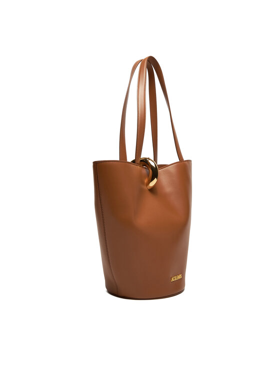 JACQUEMUS JACQUEMUS Ročna torba La Bambola Moyen 251BA4123000 Rjava