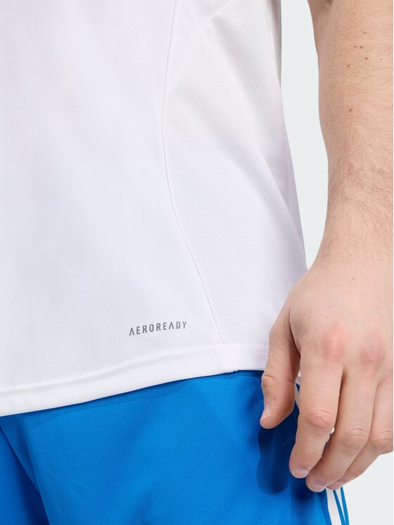 adidas adidas Koszulka techniczna 152033 Biały Slim Fit