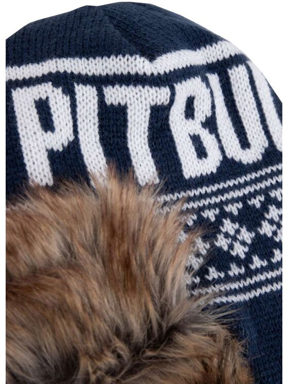 PITBULL PITBULL Czapka Mission Bay Czapka Zimowa S/M Granatowy