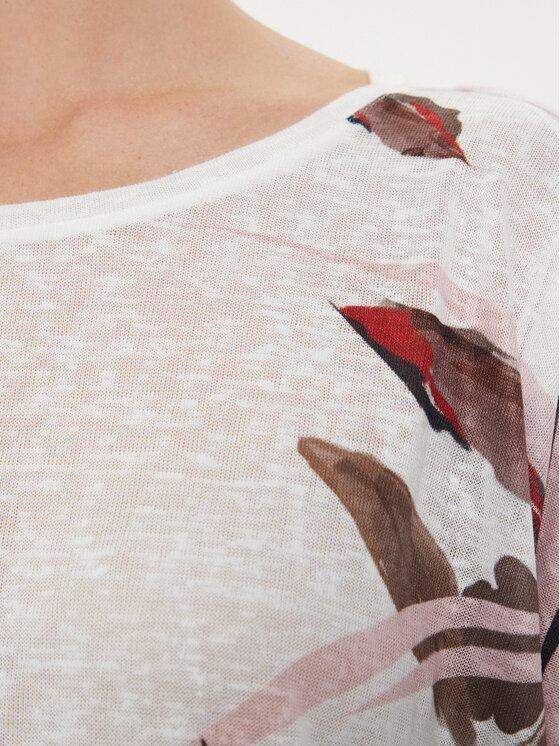 TATUUM Tatuum T-Shirt Adella T2407.045 Écru Regular Fit