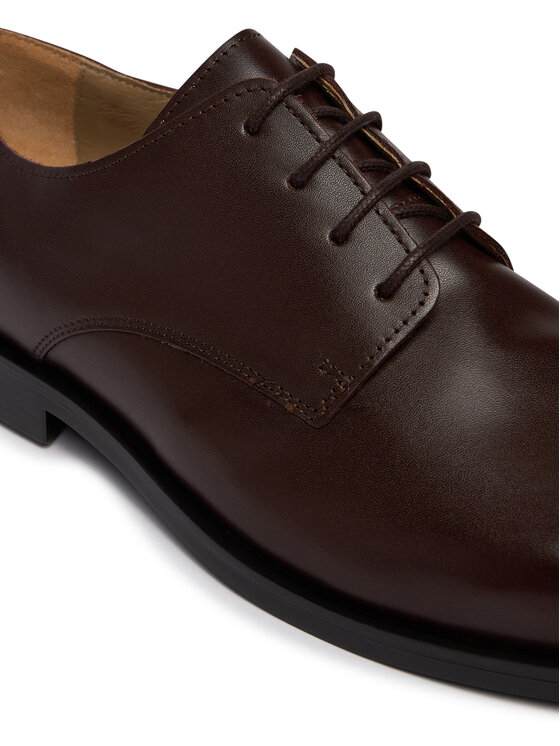 Calvin Klein Calvin Klein Poltopánky Ess Rubber Derby Lth HM0HM02056 Hnedá
