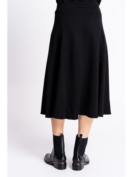 CLICK CLICK Φούστα 50-727 Μαύρο Flare Fit