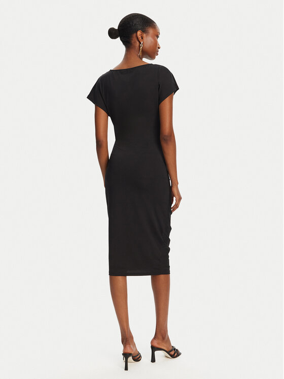 Patrizia Pepe Patrizia Pepe Hétköznapi ruha 2A2871/J294-K103 Fekete Regular Fit
