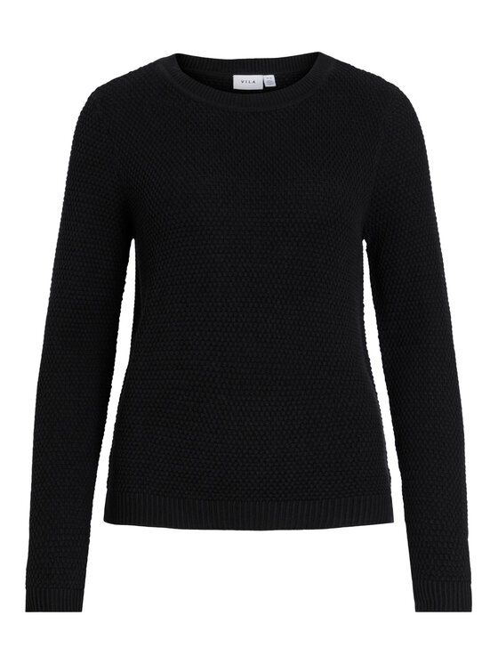 Vila Vila Pullover Dalo 14082767 Schwarz Regular Fit
